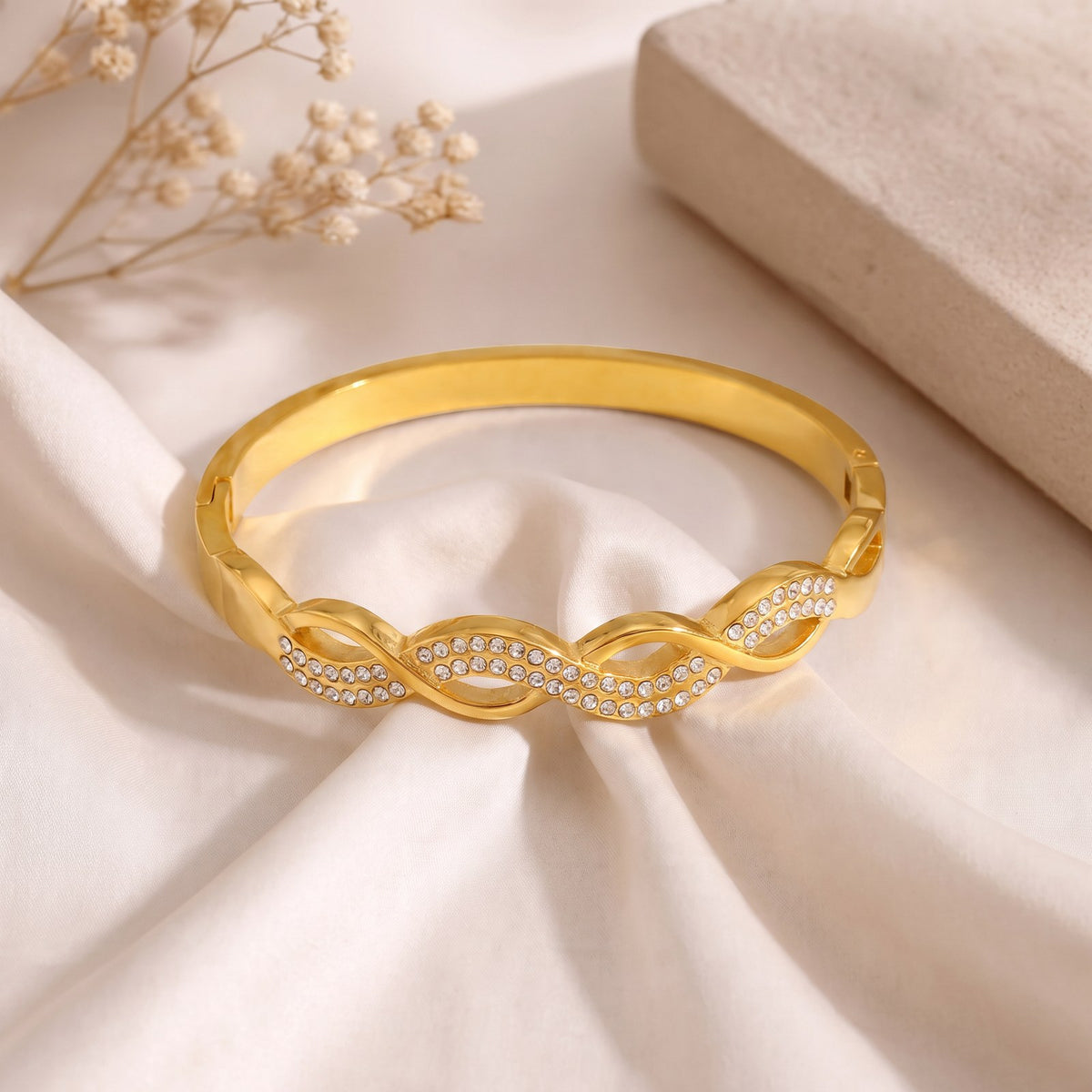 Eternal Gold Plated Bangle Main image