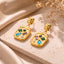 Jewel Canvas Gold Earrings