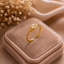 Eye of grace Gold Ring