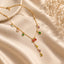 Jewel Cascade Gold Necklace