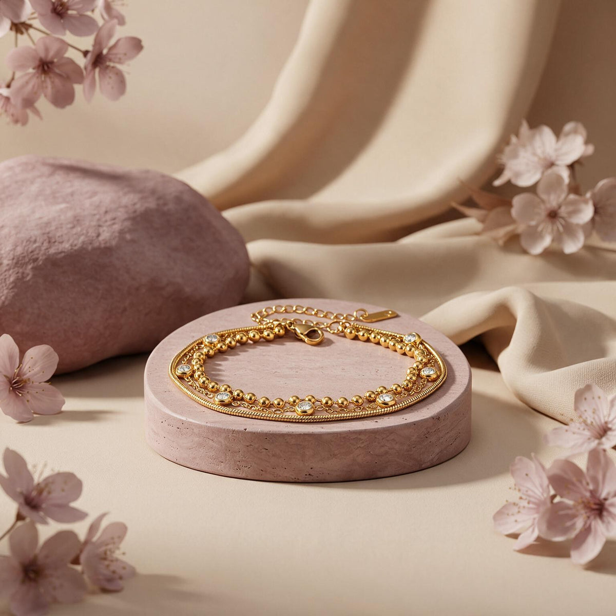 Celestia Layers Gold Bracelet Main image