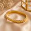 Weave Gold Plated Bangle