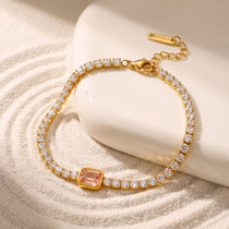 Veronica Gold Tennis Bracelet