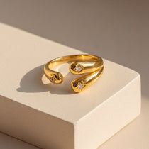 Tristar Gold Ring
