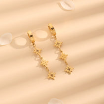 StarDrop Gold Earrings