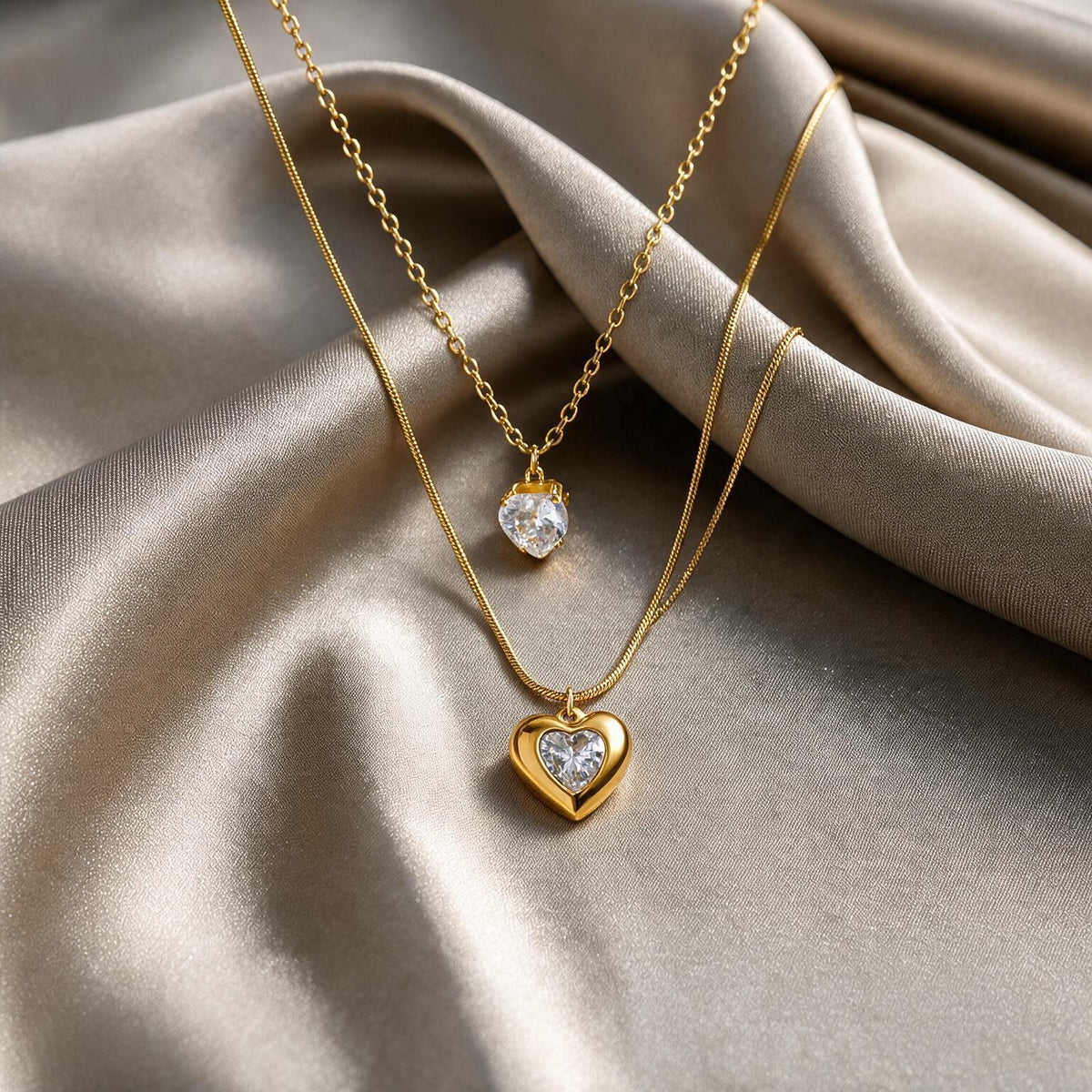 Duo Luxe Gold Necklace
