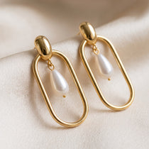 Pearl Grace Gold Earrings