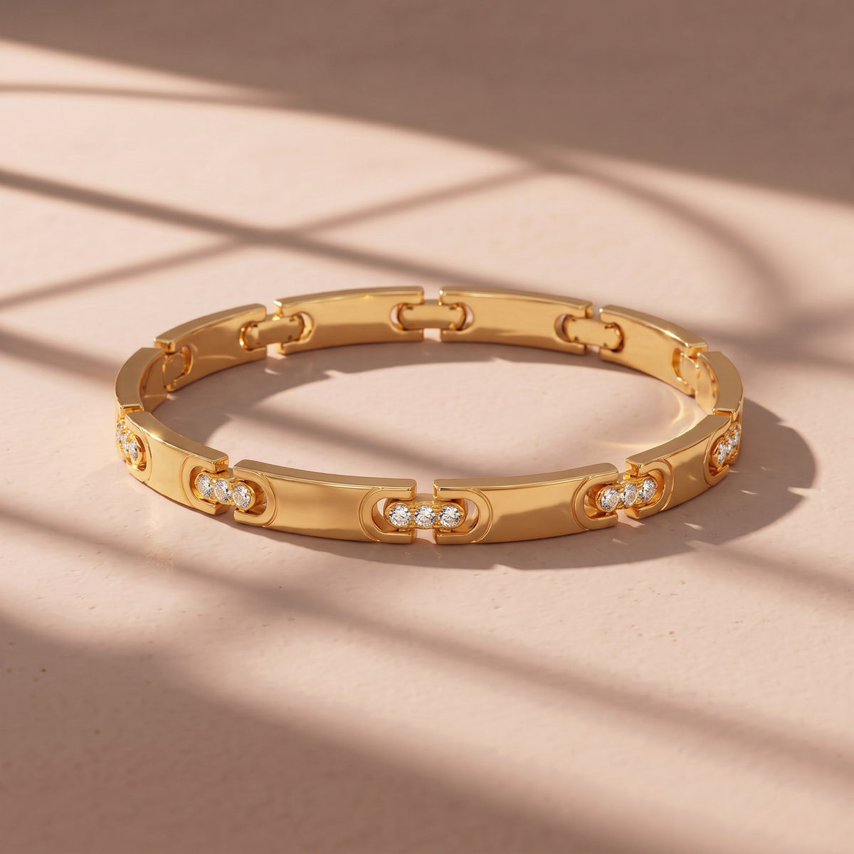 The Icon Gold Plated Bangle Main image