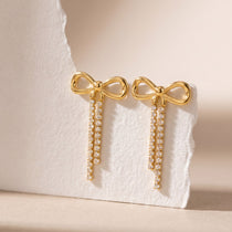 Bella Statement Bow Earrings