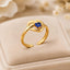 Single Heart Gold Ring