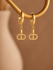 Elan Hoop Gold Earrings