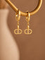 Elan Hoop Gold Earrings