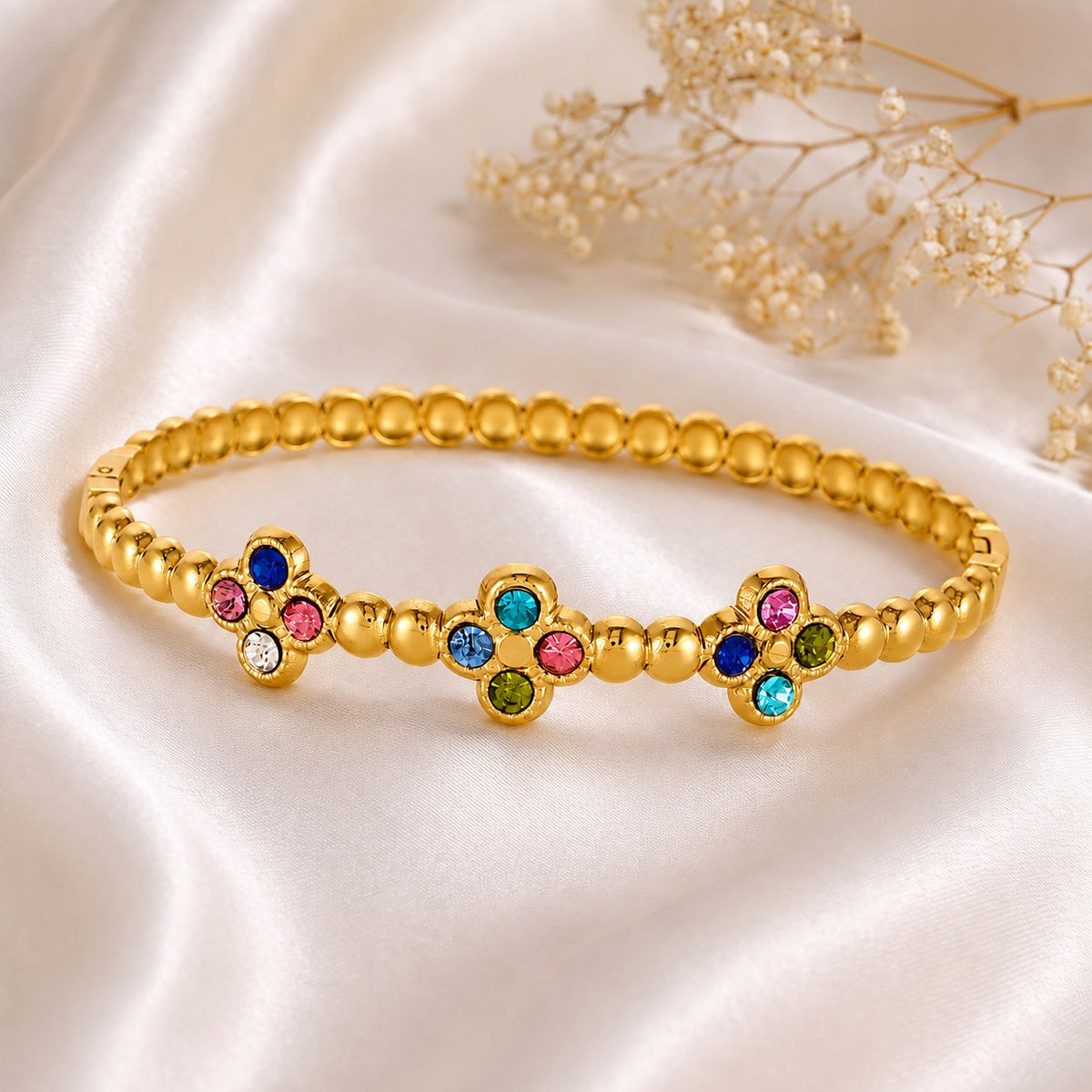 Riviera Gold Plated Bangle
