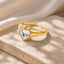 Aura Gold Heart Ring