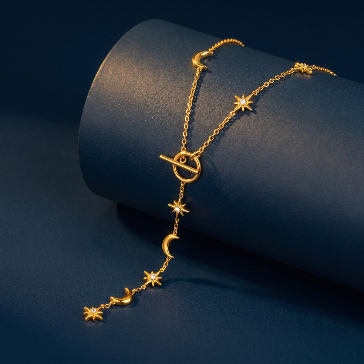 Astralis Gold Lariat Necklace Main image
