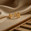 CrissCross Gold Ring