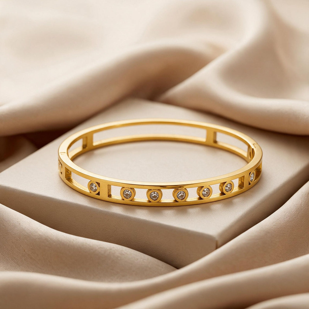 Prism Gold Plated Bangle