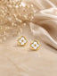 Moon Petal Stud Earrings