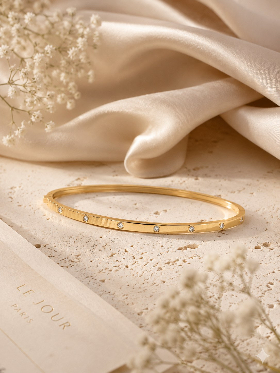 Elora Gold Plated Bangle