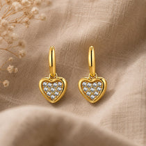 Adora Gold Heart Earrings