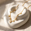 Petal Spark Gold Necklace