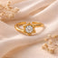 Lumi Star Gold Ring