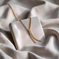 Moonbeam Gold Lariat Necklace