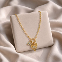 Divine Eye Gold Necklace