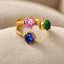 Royal Spectrum Gold Ring