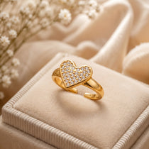 Cherish Gold Heart Ring