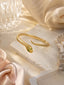Serpent Gold Plated Bangle