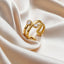 Cosmic Loop Gold Ring