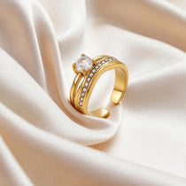 Gilded Cuff Gold Ring