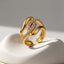 Interlock Gold Ring
