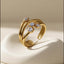Four Wishes Gold Ring