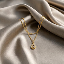 Aria Layered Gold Necklace