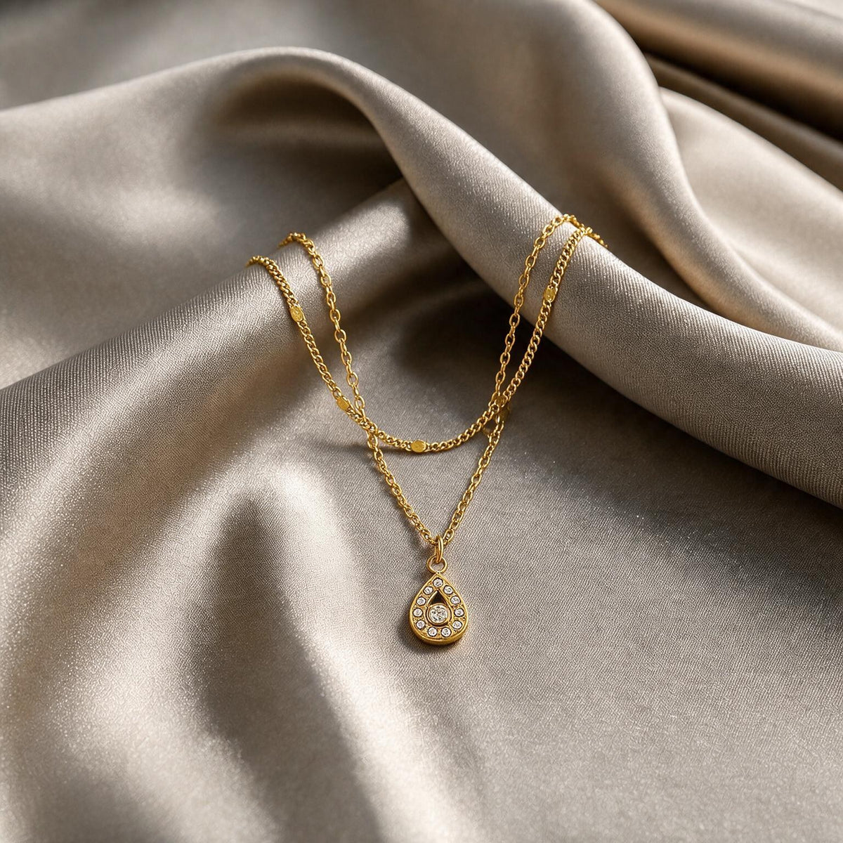 Aria Layered Gold Necklace