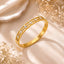 Celeste Gold  Halo Bangle