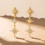 Astral Glow Gold Earrings
