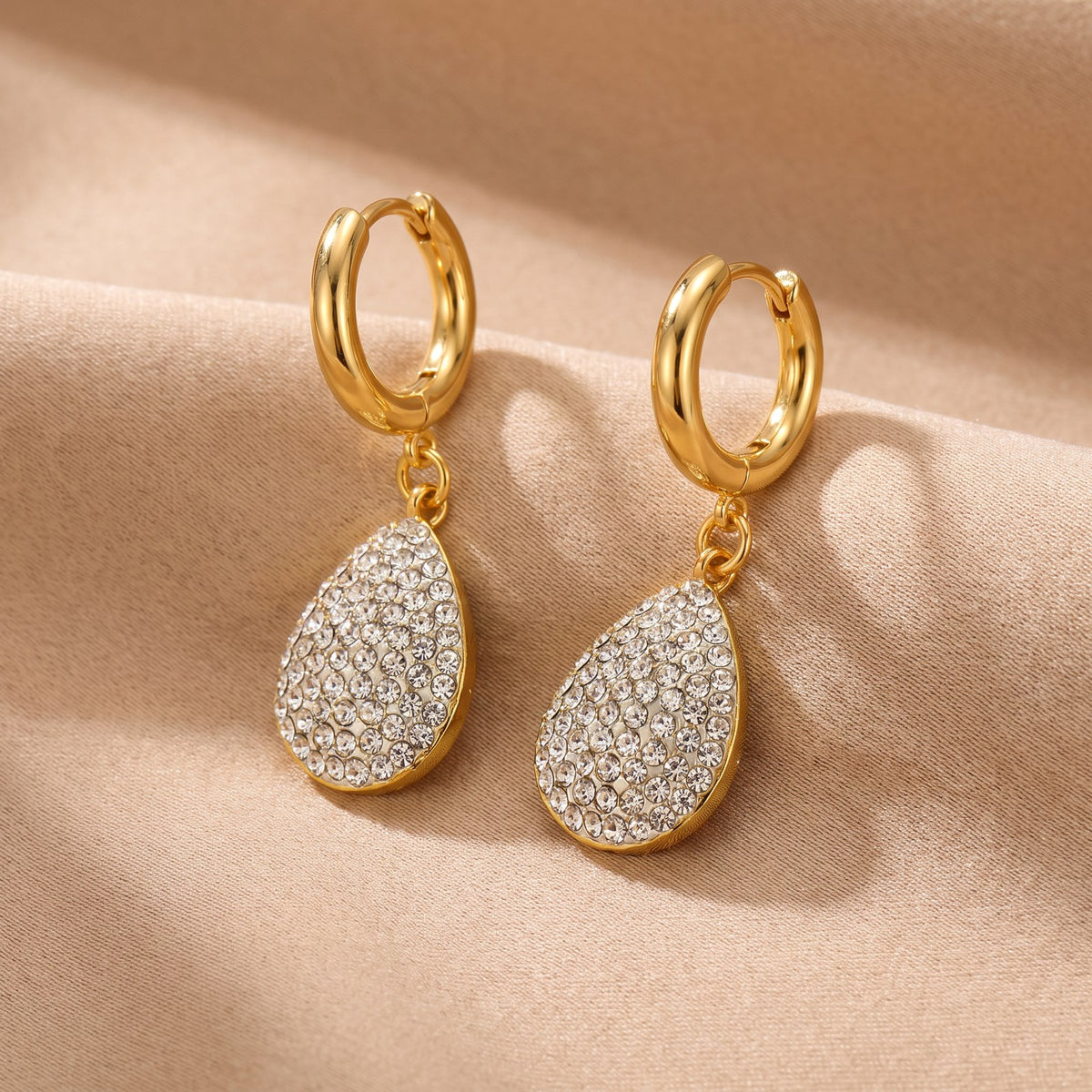 Dewdrop Gold Earrings