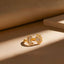 Star & Moon Gold Ring