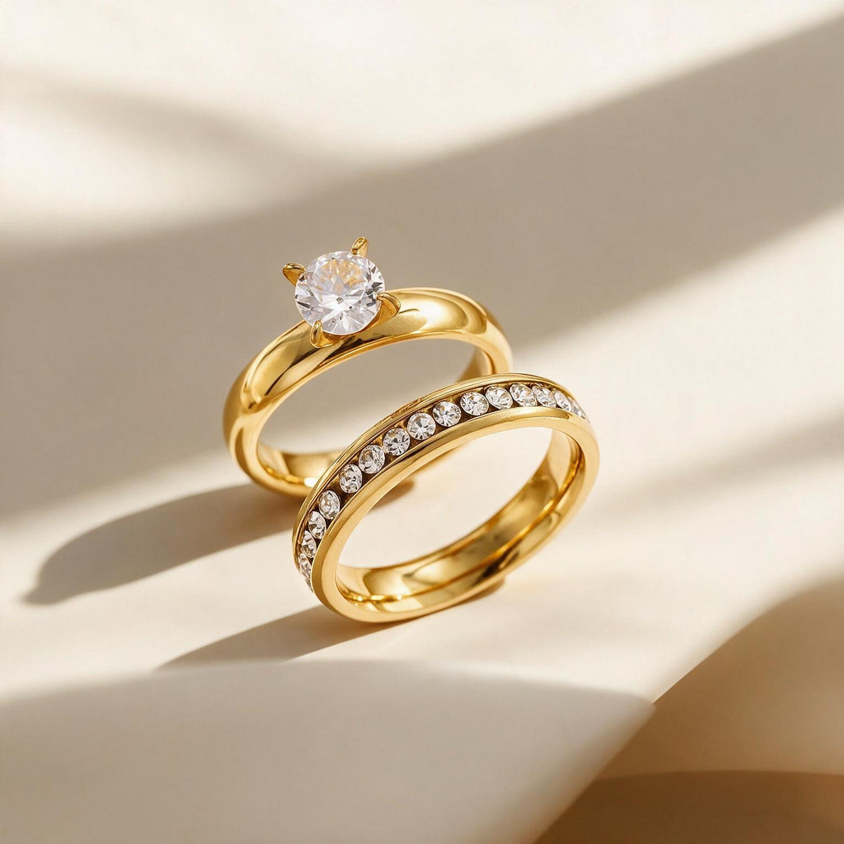 Timeless Love Gold Ring Main image