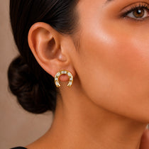 Arc Gold Earrings