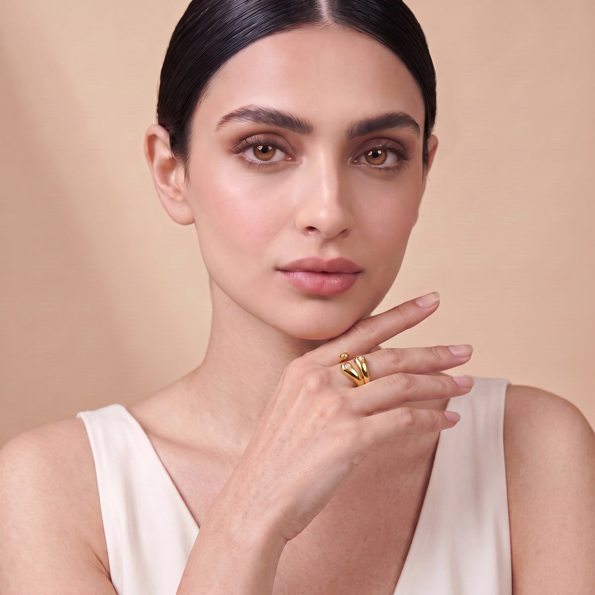Tristar Gold Ring