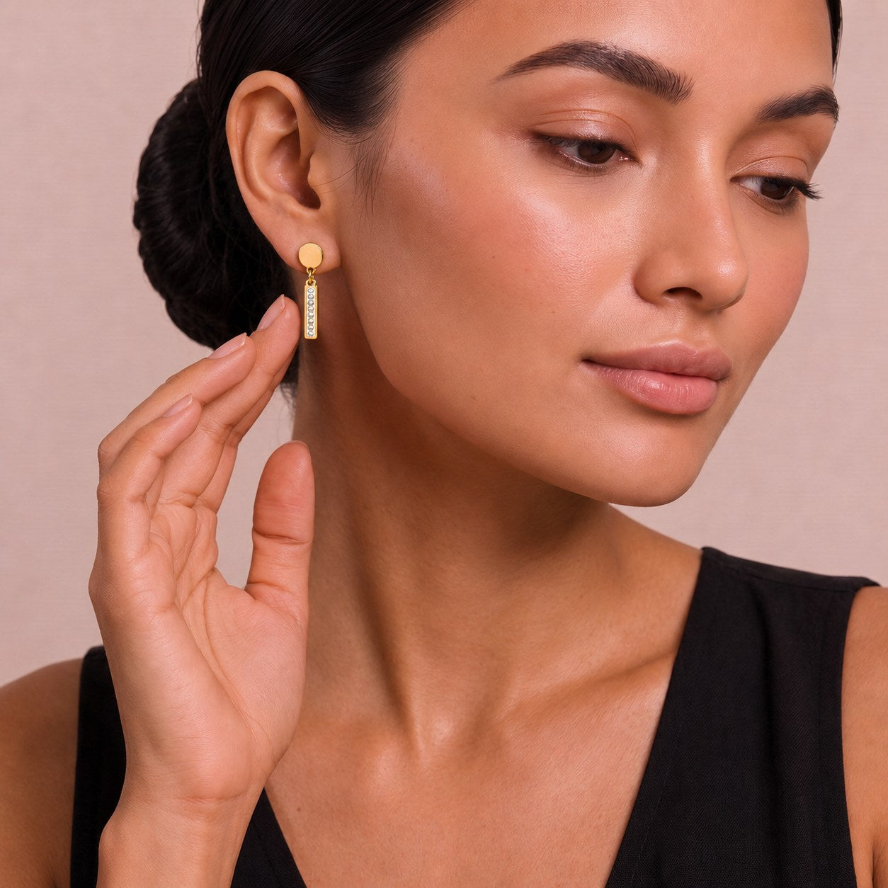 Camilla Gold Earrings Secondary image