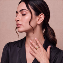 Eye of grace Gold Ring