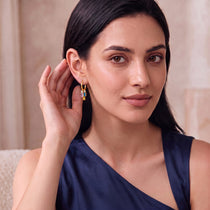 Gem Symphony Gold Earrings