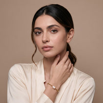Ivory Gold Pearl Bracelet