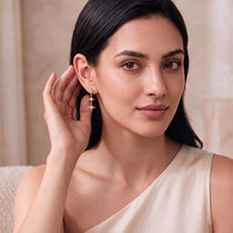 Astral Glow Gold Earrings