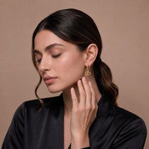 Elan Hoop Gold Earrings